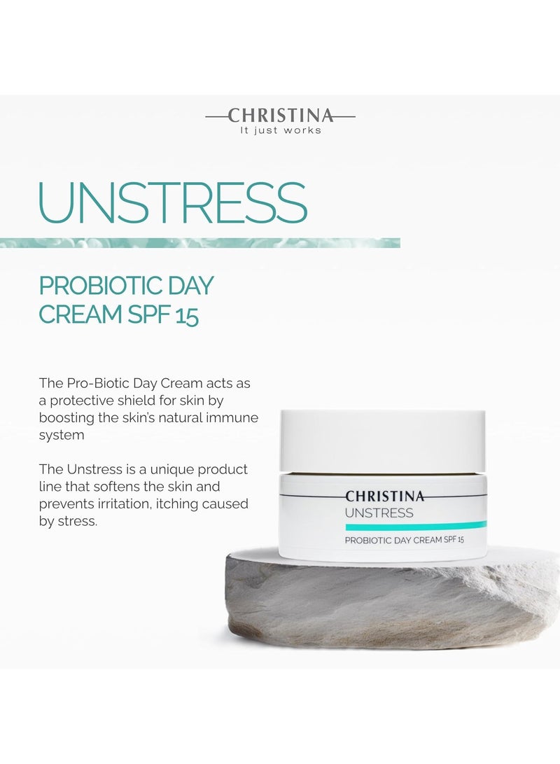 Christina UNSTRESS | PRO-BIOTIC DAY CREAM SPF 15 | 50 ML - Image 4