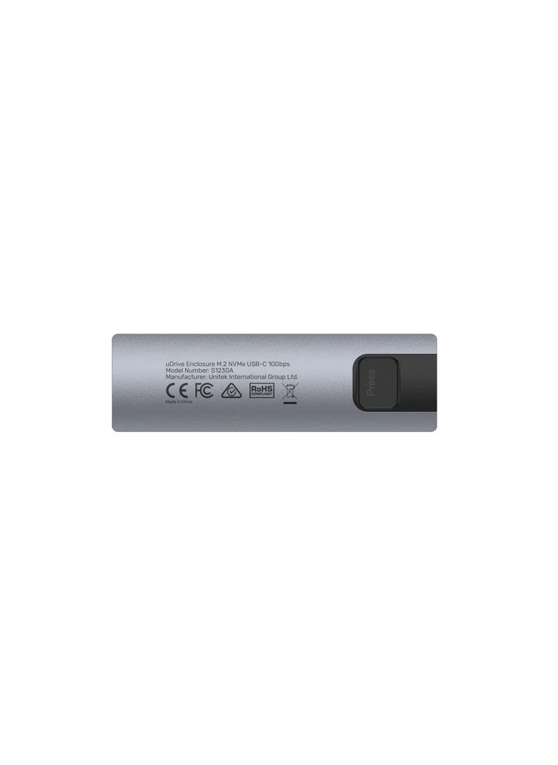 UNITEK - M.2 Enclosure NVMe/SATA 10Gbps - Image 1