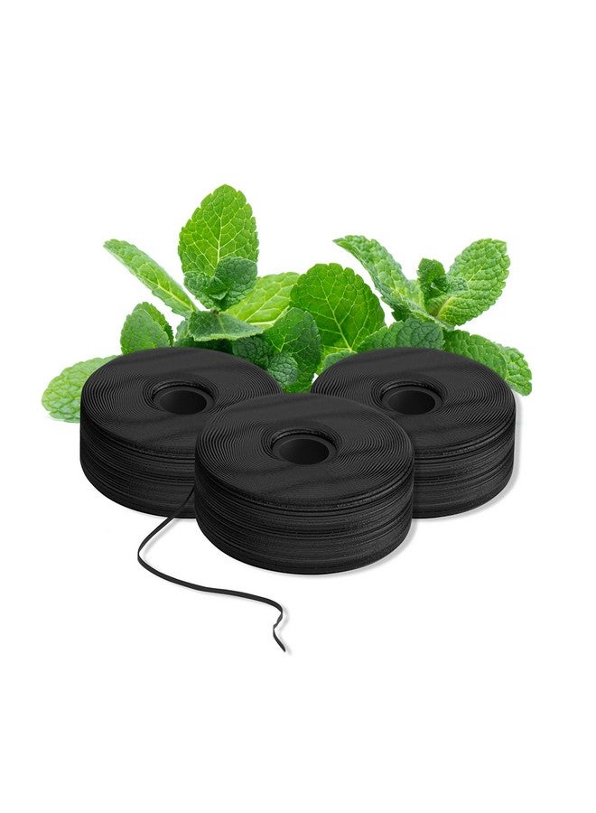 BURST Expanding Dental Floss Refills - 3 Pack of Mint Eucalyptus Aroma Refill Bobbins - Stain-Absorbing, Woven Tooth Floss - Vegan, Paraben Free, BPA Free, Cruelty Free, 32 Yards Each, 3 Pack - Image 1