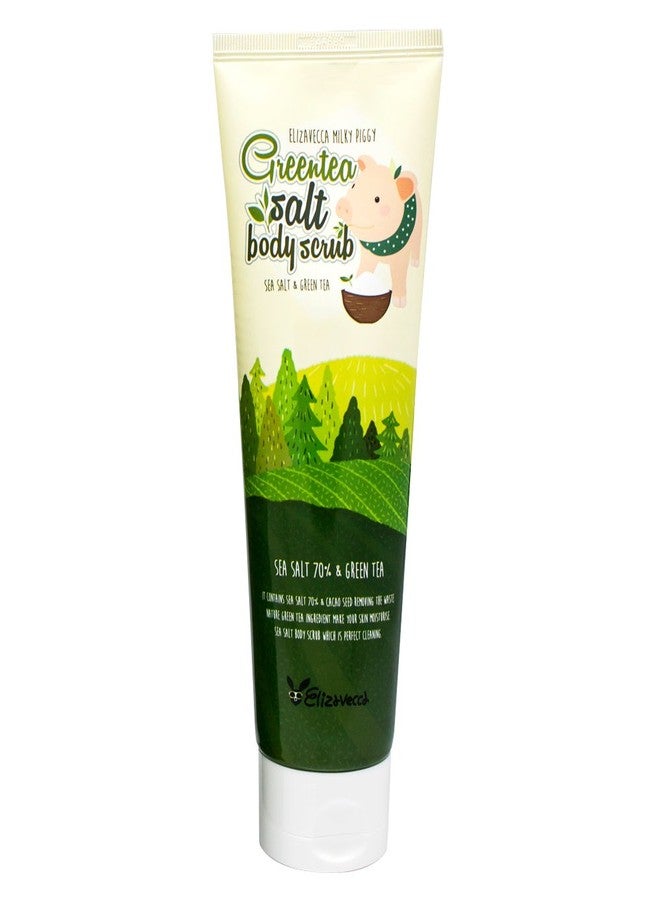 Elizavecca Milky Piggy Greentea Salt Body Scrub 300g - Image 1