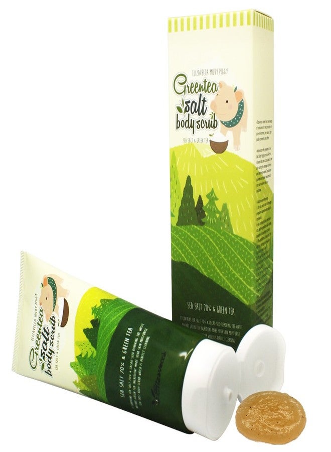 Elizavecca Milky Piggy Greentea Salt Body Scrub 300g - Image 3
