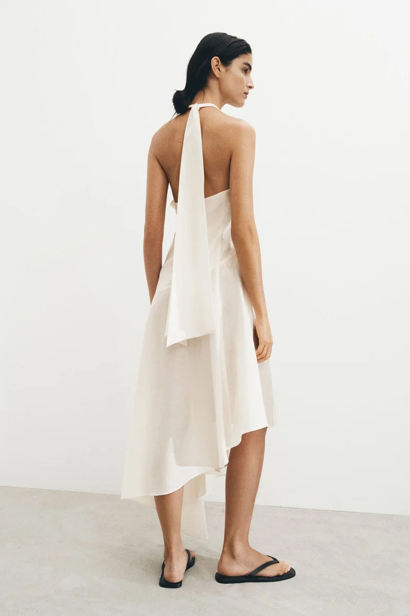 H&M  Asymmetric halterneck dress for Women | Best Price UAE
