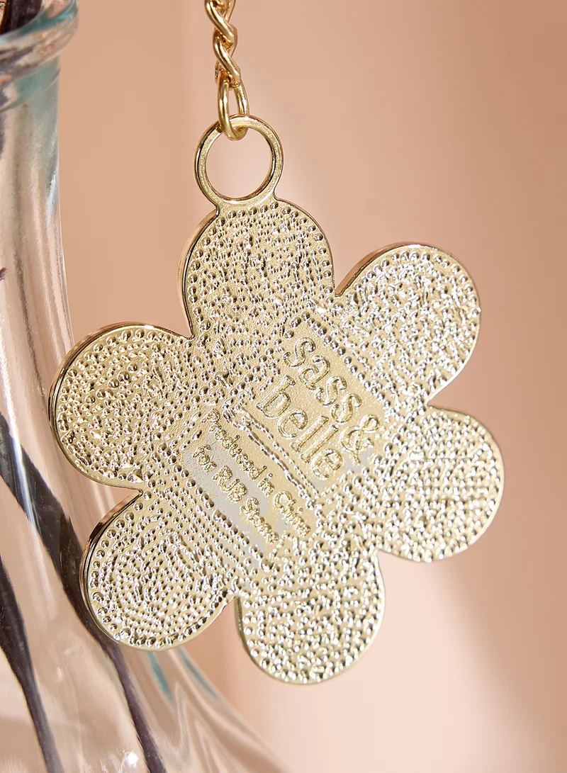 ساس آند بيل Flower Enamel Keyring