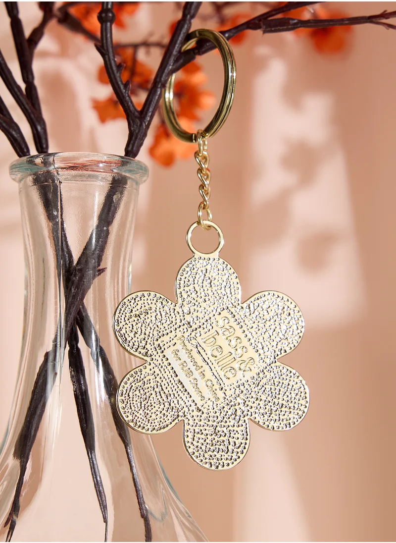 ساس آند بيل Flower Enamel Keyring