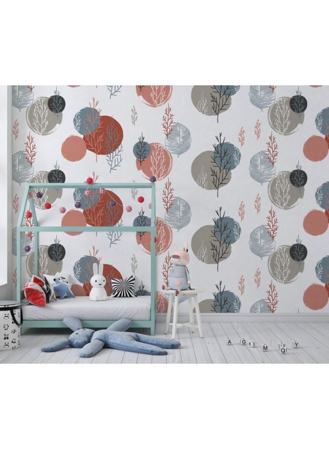 Home Gallery Pattern Illustrations Vector Design  Fabric Wallpaper Covers An Area ​​Up To 4.2Mx3M With Adhesive  And Smoothing Tool  - Image 5