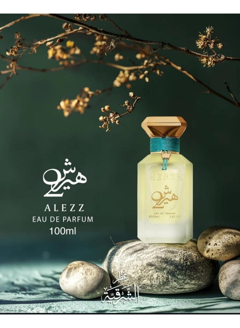 ALezz Oud Hersh 2 Unisex Eau de Parfum 100ml Long-Lasting Citrusy Summer Perfume with Orange Ginger & Black Tea Notes - Image 1