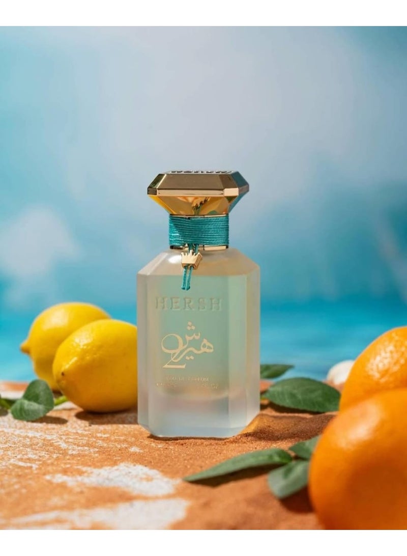 ALezz Oud Hersh 2 Unisex Eau de Parfum 100ml Long-Lasting Citrusy Summer Perfume with Orange Ginger & Black Tea Notes - Image 2