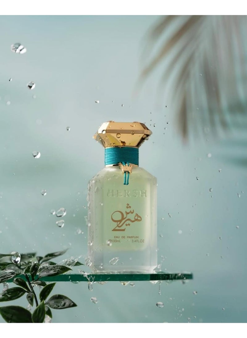 ALezz Oud Hersh 2 Unisex Eau de Parfum 100ml Long-Lasting Citrusy Summer Perfume with Orange Ginger & Black Tea Notes - Image 3