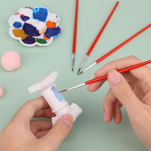 ARROLLIANT Fine Detailing Paint Brush Set – 4pcs Long Liner Rigger Brushes for Artists – Synthetic Squirrel Hair for Acrylic, Oil, Watercolor, Gouache – Brush Set for Painting, Craft & Art Supplies - Image 4