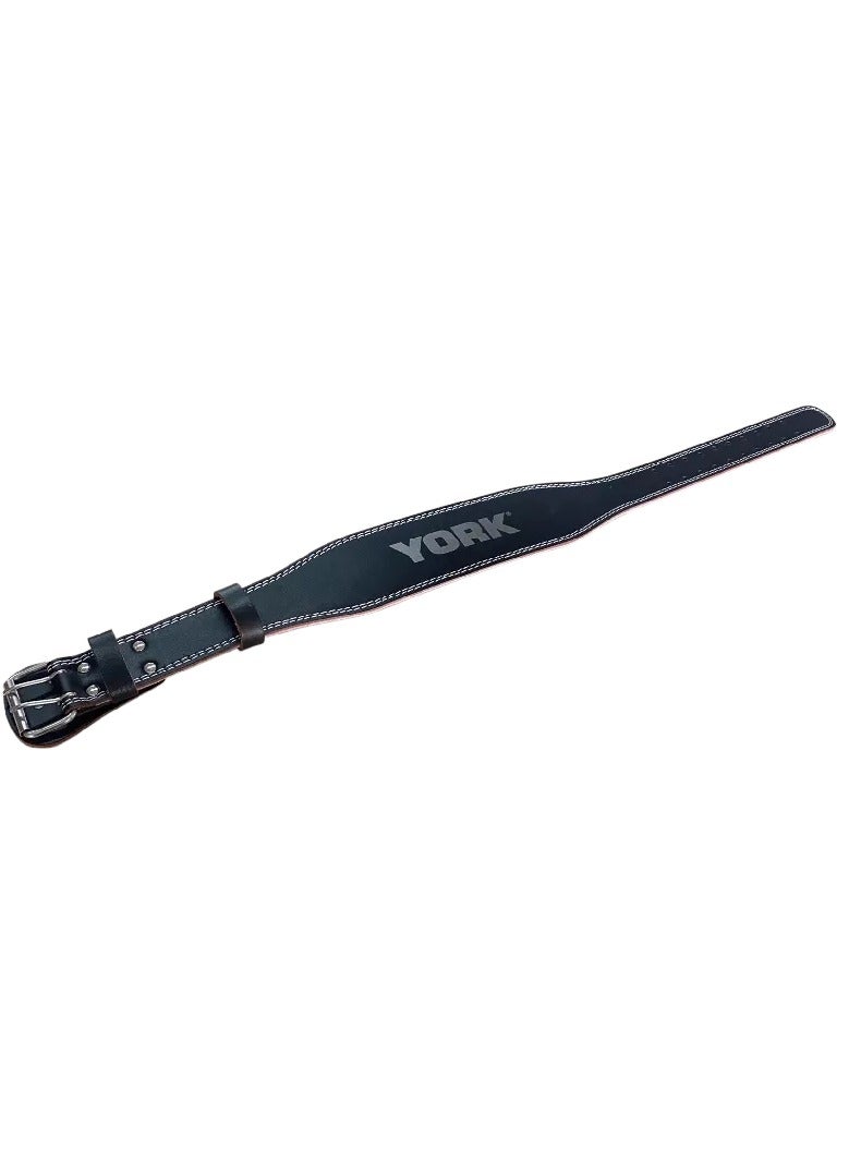 York gym Belt Black Leather Belt Small - Image 1