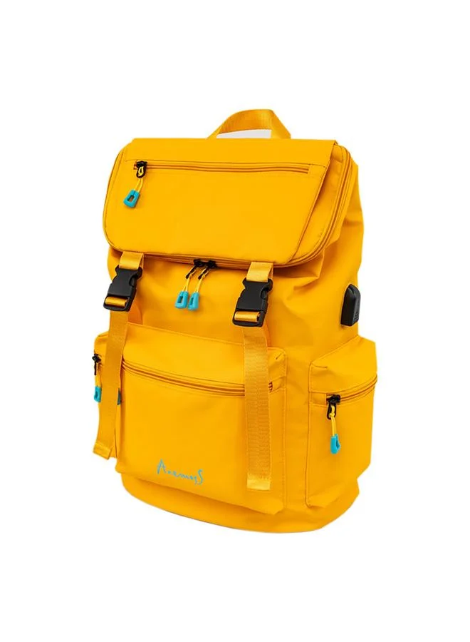 Anemoss Yellow Waterproof Laptop Backpack