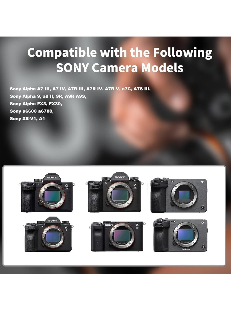 JAJEEK NP-FZ100 AC Power Supply Adapter & BC-QZ1 Battery Charger Kit for Sony Alpha A6600, FX3, A7C, A1, A7 III, A7 IV, A7R III, A7R IV, A7S III, A9, A9 II, A9R, A9S – Continuous Power & Efficient Charging Solution for Sony Cameras - Image 5