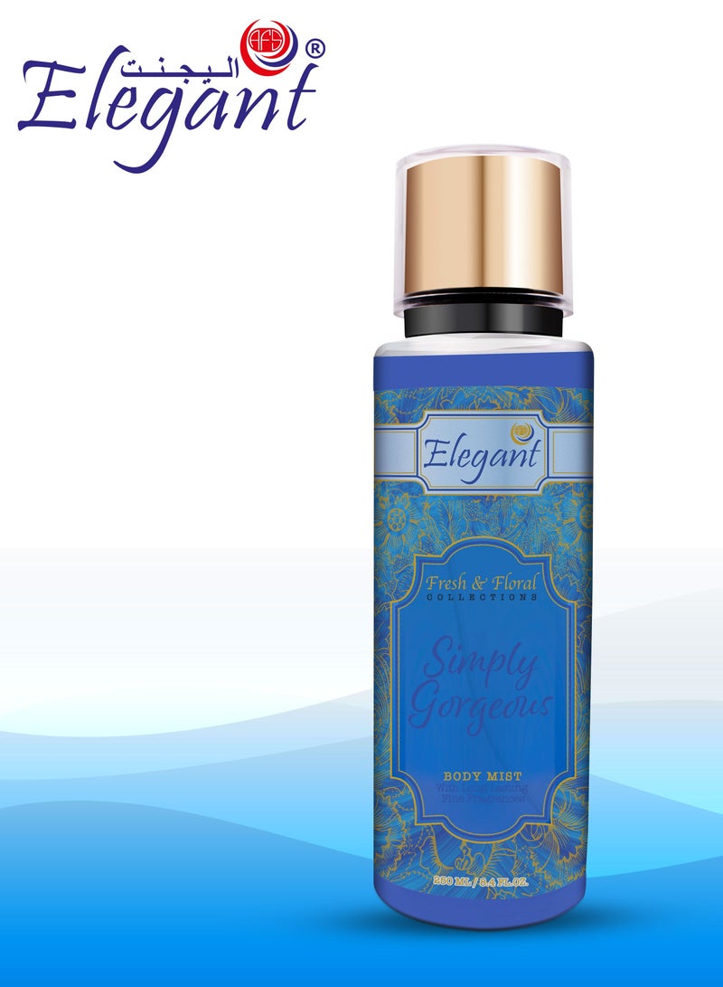 Elegant Simply Gorgeous Body Mist Spray 250ml