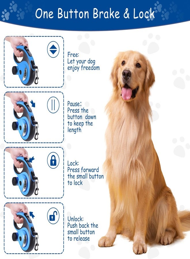 VTOPVMAX Heavy Duty Retractable Dog Lead Leash Blue - Image 4