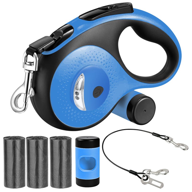 VTOPVMAX Heavy Duty Retractable Dog Lead Leash Blue - Image 1