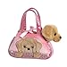Aurora Fashionable Fancy Pals PeekABoo Lab Stuffed Animal Plush with Stylish Purse for Dress Up Fun Perfect for Kids 3 Years Costumes and Birthdays Brown 7 Inches - Image 4