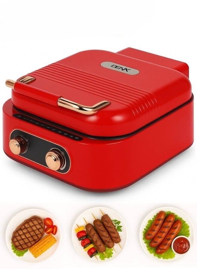 دينكس شواية كهربائية متعددة الوظائف منظم حرارة وصينية صلصة قابلة للتعديل بقدرة 1800 واط و سعة 2.5 لتر - Image 1