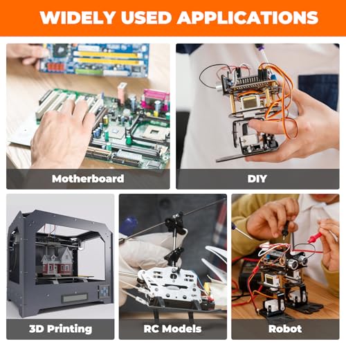 Noxtren JST-XH 2.5mm & Du pont 2.54mm Connector Kit with AWG28–17 Ratcheting Crimping Tool, 22 Sizes Wire Terminal Set for Arduino, Raspberry Pi, 3D Printer, RC, PCB & DIY Electronics - Image 4