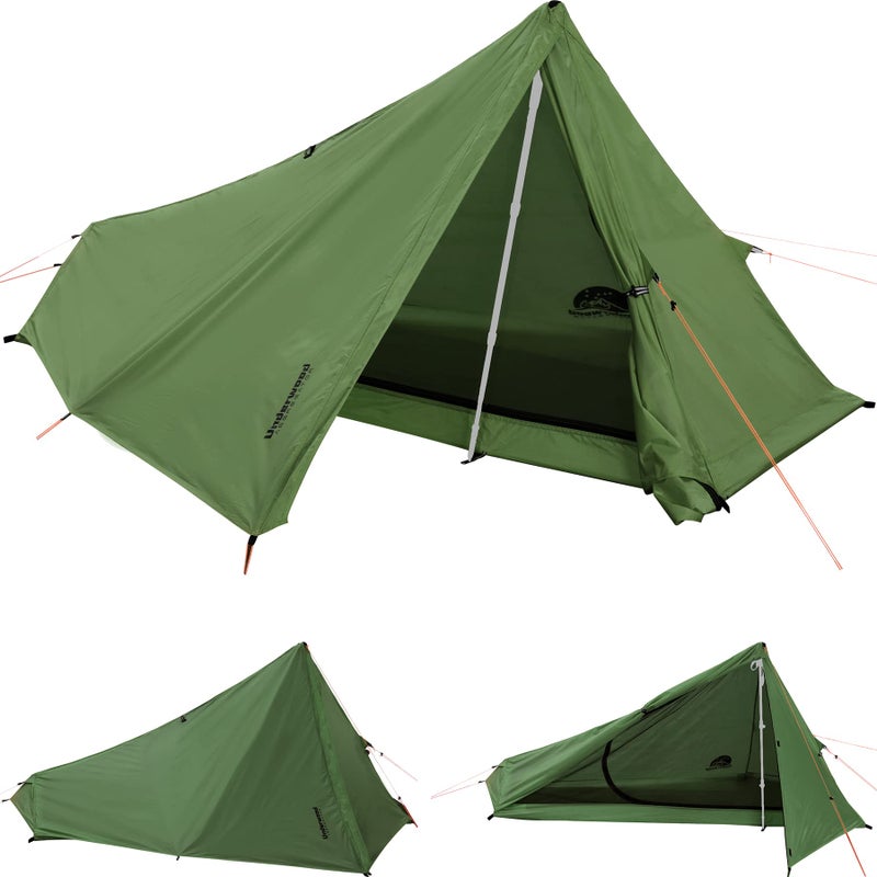 Underwood Aggregator 1 Person Trekking Pole Tent for Backpacking - Ultralight Backpacking Tent, Waterproof Hiking Tent for Camping, Lightweight Camping Tent for Scouts, Trekker(NO Trekking Poles) - Image 1