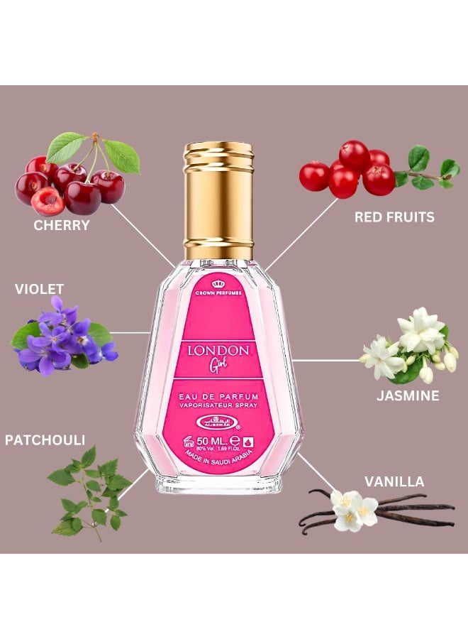 الرحاب عطر لندن جيرل او دي بارفان 50 مل - Image 4