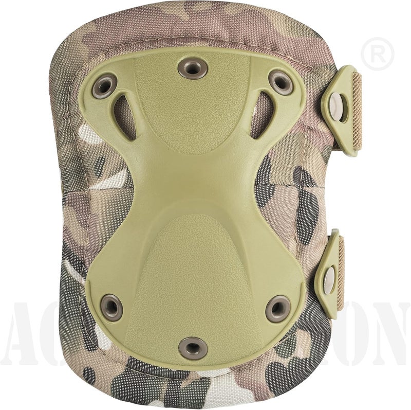 ACTIONUNION Professional Tactical Combat Knee and Elbow Protective Pads Sets Advanced Tactical Gear Set for Airsoft Paintball Hunting Army Skate Outdoor Sports… - Image 3