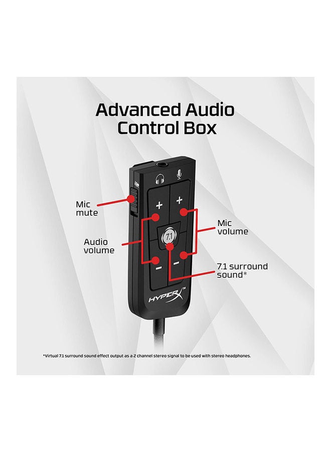 هايبركس سماعة الألعاب HyperX Cloud II لأجهزة الكمبيوتر الشخصية وPS4 وXbox One وNintendo Switch - أحمر - Image 5