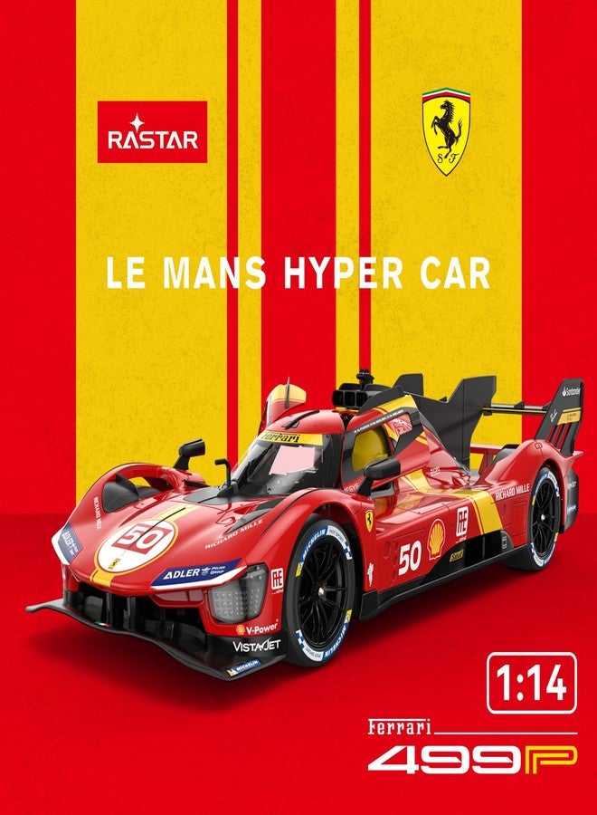 RASTAR سيارات RASTAR RC 1/14 فيراري 499P لي مانز هايبركار سيارة رياضية للتحكم عن بعد سيارات فيراري للدرفت للبالغين سيارة فيراري للأطفال، 2.4G - Image 2