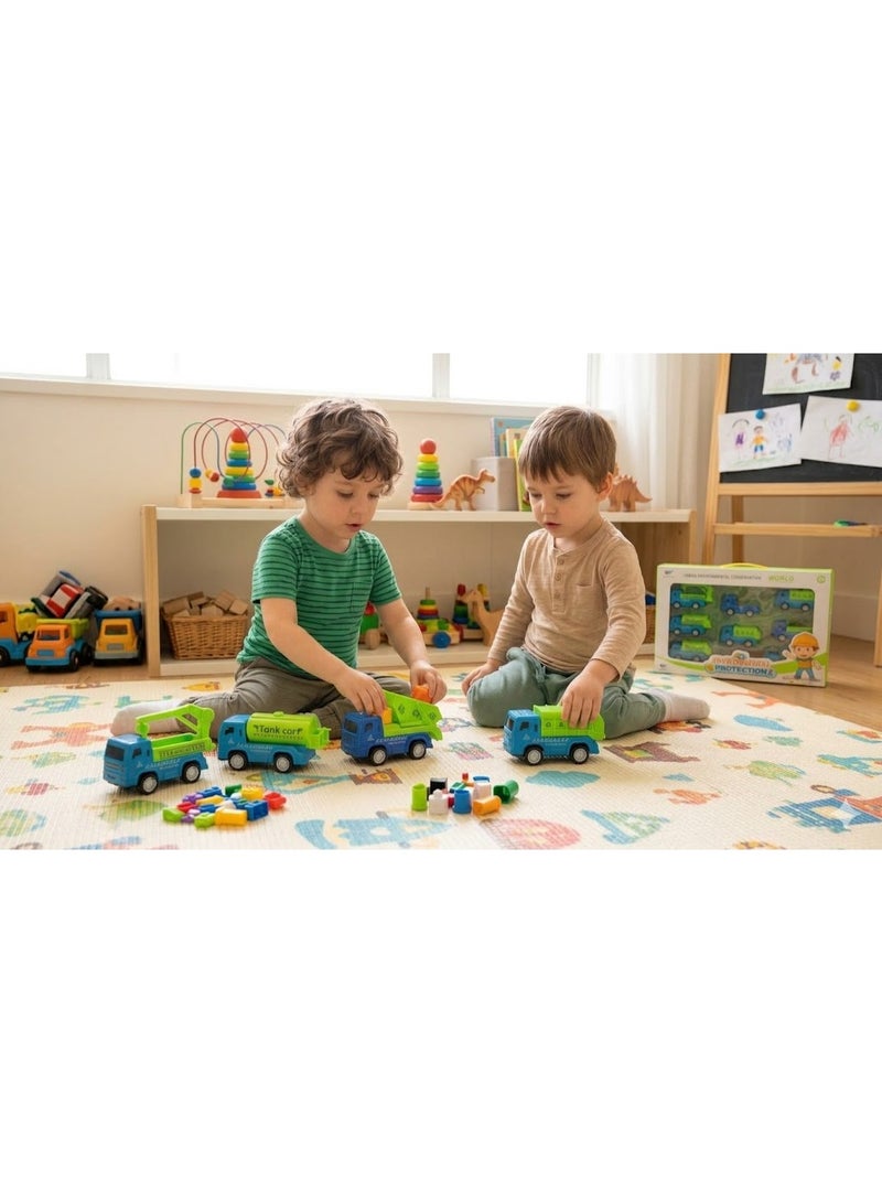 Dreamzon Kids' Urban Environmental Conservation Truck Toy Set - Image 1