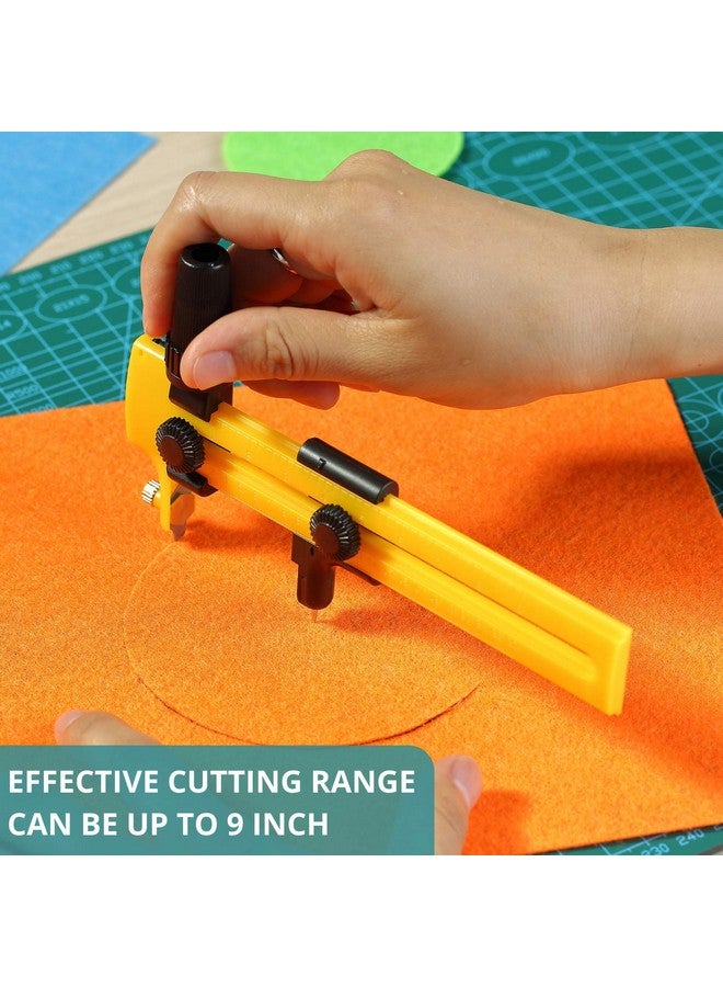 Mr. Pen 6.25In Fabric Circle Cutter For Paper Crafts Compass / Circular Cutter Cutting Compass - Image 3