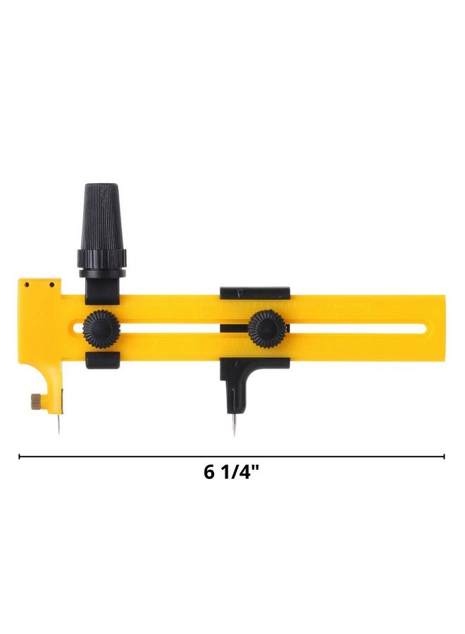 Mr. Pen 6.25In Fabric Circle Cutter For Paper Crafts Compass / Circular Cutter Cutting Compass - Image 2