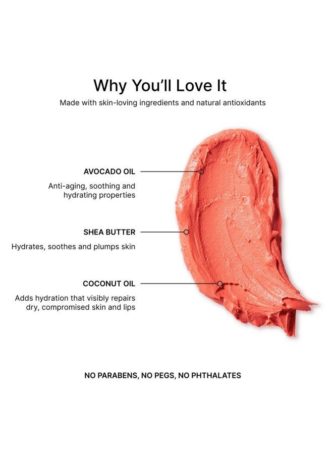 Jillian Dempsey (Poppy) - Cheek Tint - Multi-Use Natural Blush for Cheeks & Lips, Vegan, Cruelty-Free & Organic - Image 5