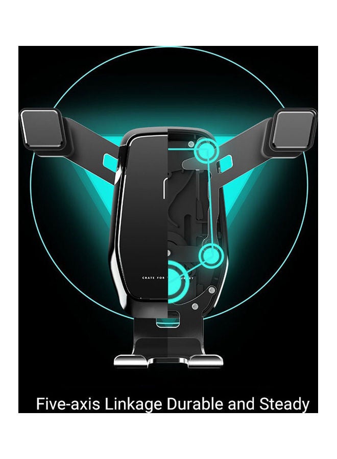 NIBEMINENT Horizontal Vertical Phone Holder For Car Black  - Image 3