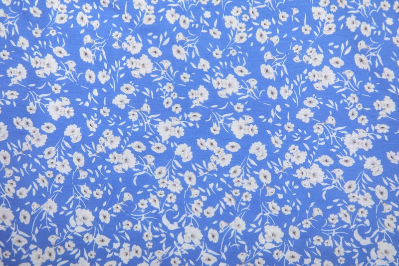 FENSACE Maternity Dress for Photoshoot Sundress Floral Fit and Flare Summer Dresses for Women 2026(Blue,Large) - Image 4