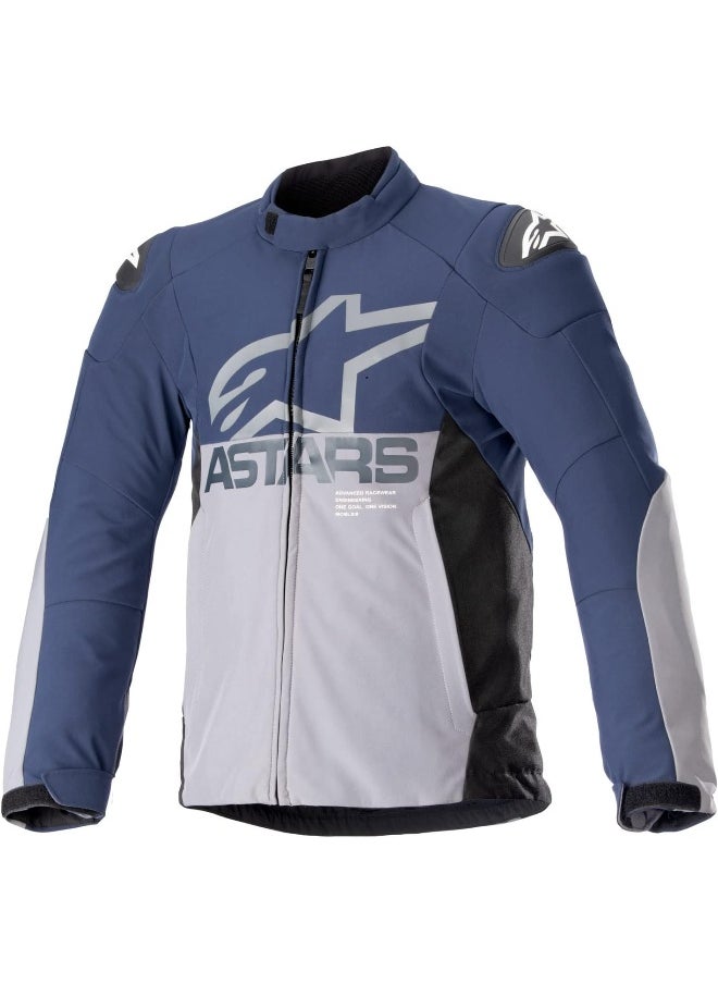 Alpinestars Alpinestars Smx Mens Waterproof Motorcycle Jacket Navy/Gray Lg  - Image 1