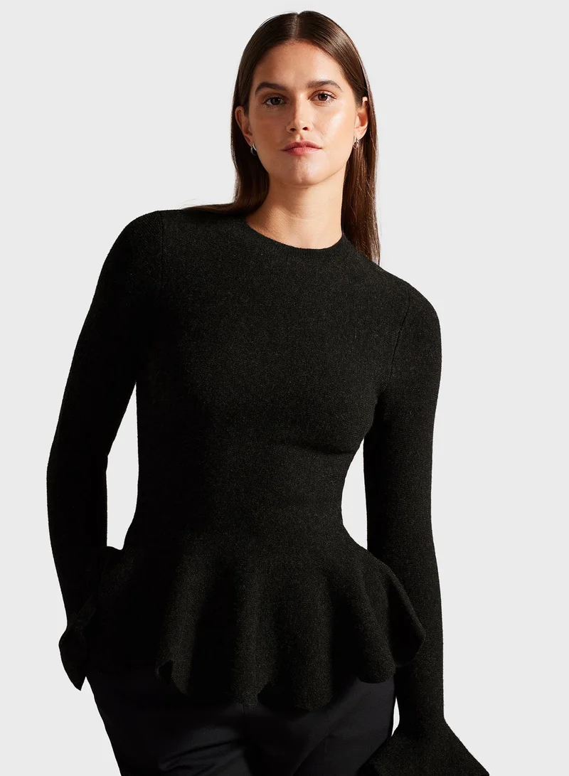 Ted Baker Fitted Knitted Top