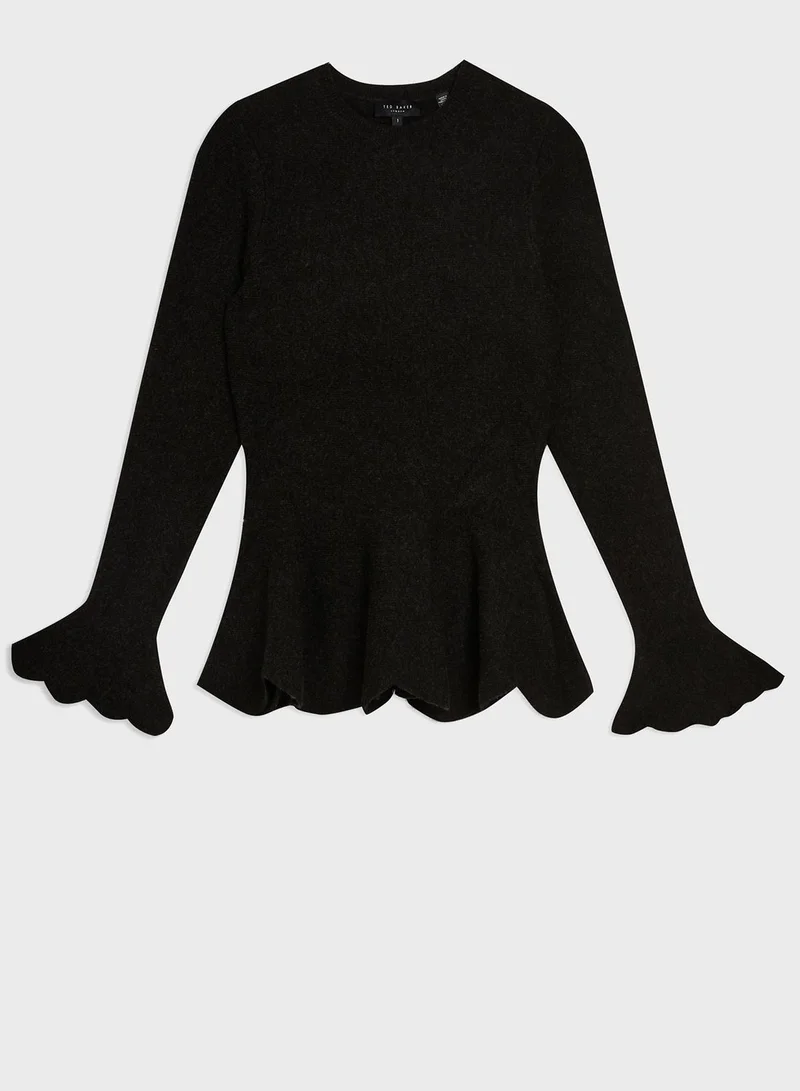 Ted Baker Fitted Knitted Top