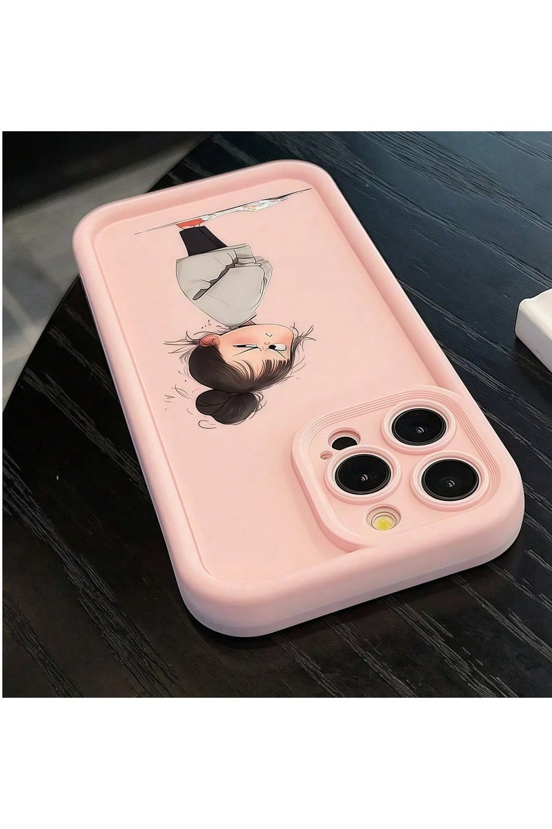 جراب ايفون 16 برو ماكس بتصميم فتاة صغيره لطيفه - Image 3