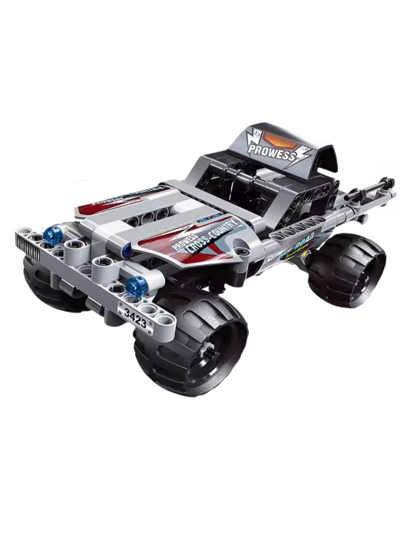 Educational Toys And Small Particle Assembly Building Blocks Car Model Assembly Toys(Getaway Truck 160Pcs)  - Image 1