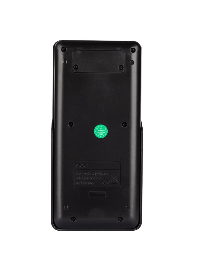 Deli 252-Functions Battery and Solar Powered Scientific Calculator Black 2.4 x 8.5 x 17.6 cm 146363 - Image 5