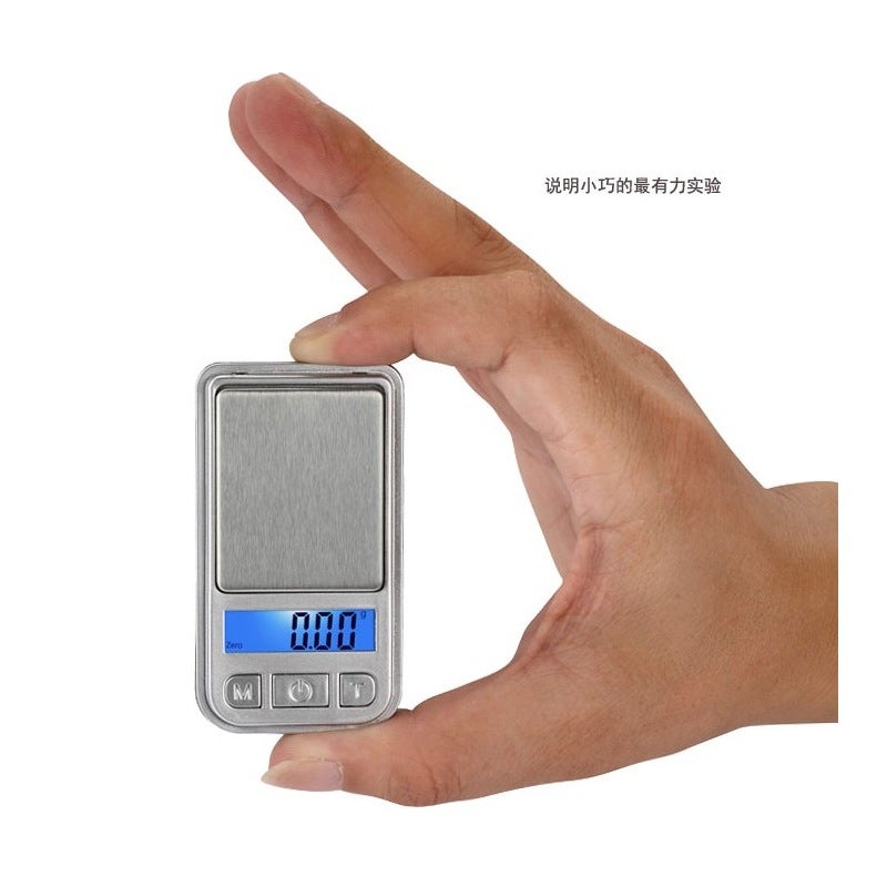 Portable mini jewelry scale electronic scale wholesale 0.01g precision carat scale pocket palm scale factory direct supply 100g/0.01g 