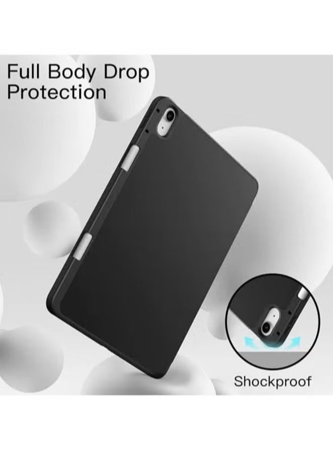 TIGER حافظة آيباد إير 11 بوصة M2 2024 الجيل السادس مع حامل قلم، غطاء مغناطيسي سيليكوني، حماية نحيفة للتابلت لآيباد إير 11 بوصة M2 الجيل السادس - Image 4