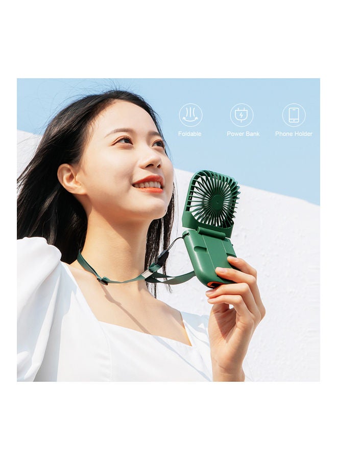 Loquat Mini Wearable Neck Fan S0-982 Green - Image 2