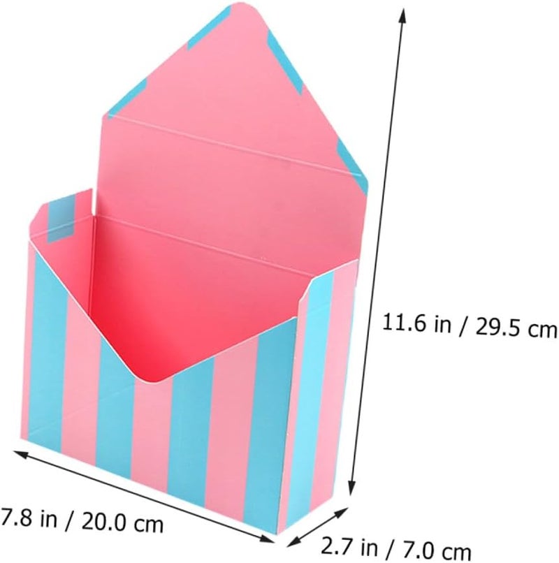 GALPADA Envelope Flower Box Set 5 Pcs Folding Flower Packing Boxes Bouquet Wrapper Paper for Packaging and Store Display - Image 1