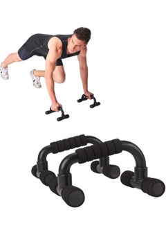 ELTRAZONE 1 Pair of Push Up Bar Stands I-Type Handles Fitness Equipment Gym Home Muscle Training Tools Hot selling  - Image 3