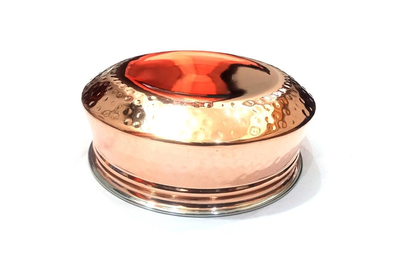 Export Quality Steel Copper Sauce Pot Handi Bowl – 500 ML | Traditional Indian Cookware  - Image 3