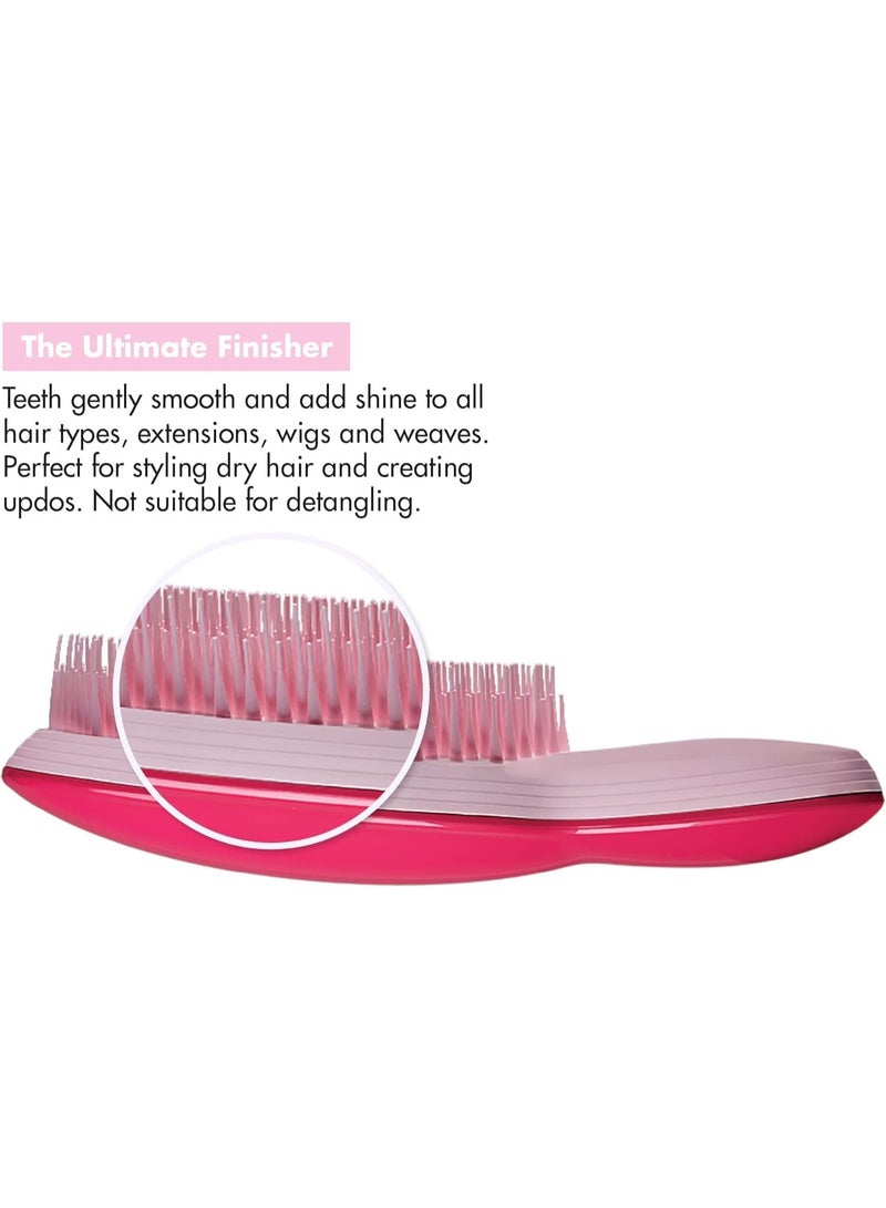 فرشاة سمارت براش لفك تشابك الشعر - اللمسة النهائية المثالية - فرشاة شعر لجميع أنواع الشعر - تضيف كثافة ونعومة ولمعانًا - متعددة الألوان - Image 3