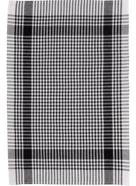 Latte Tekstil Latte Textile Black Cotton Fabric Peti Checkered 4-Piece Drying Cloth, Lunch Cover, Service Napkin 50X70 cm  - Image 1