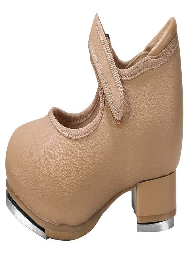 Linodes Patent Easy Strap Tap Shoe for Girls and Boys (Toddler/Little Kid/Big Kid)-Brown-13M-Little Kid - Image 3