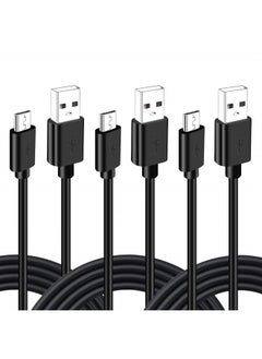 3Pack 10FT PS4 Charger Cord for Xbox One Controller,PS4 Charging Cable,Micro USB Cable for Xbox One S/X Slim Elite Controller,Playstation 4 Games,Dualshock 4 Controller Data Sync Cord