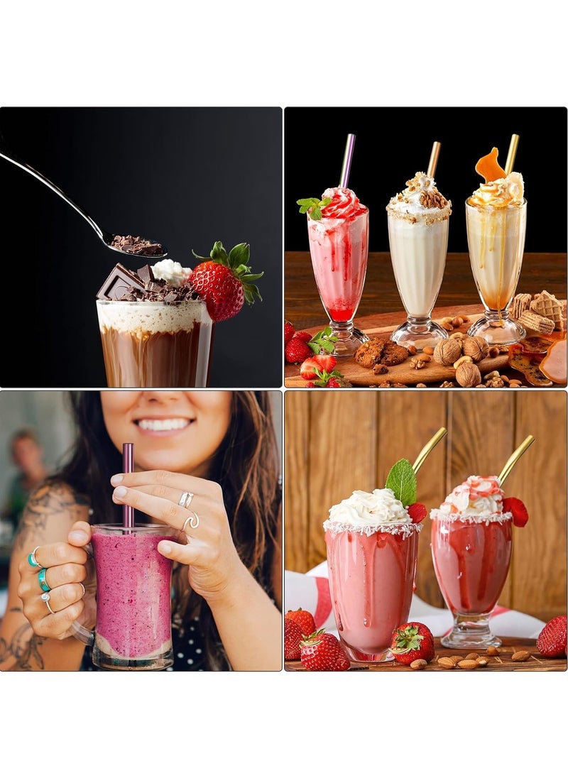 Stainless Steel Spoon Straws 6 Pcs Reusable Metal Long Handle Stirring Drinking Straws Spoon for Milkshake Cold Drinks Cocktail Iced Tea Spoon Straw (Silver) - pzsku/ZDDF7944863C63698C5C4Z/45/_/1739447431/24646974-7cf7-43fb-ab54-e6eed5686439